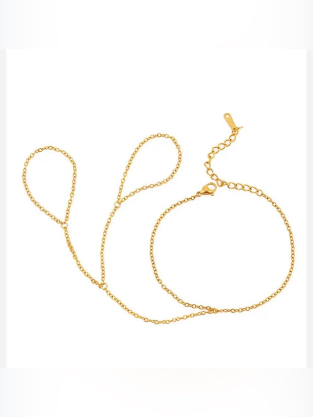 OSHENA - weatherproof non tarnish Gold Layered Chain Bracelet Set
